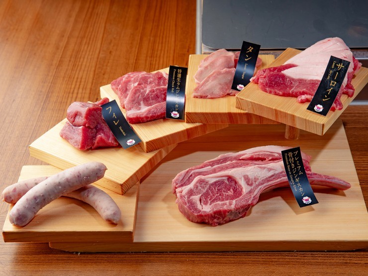 北海道ジンギスカン　檸檬の料理