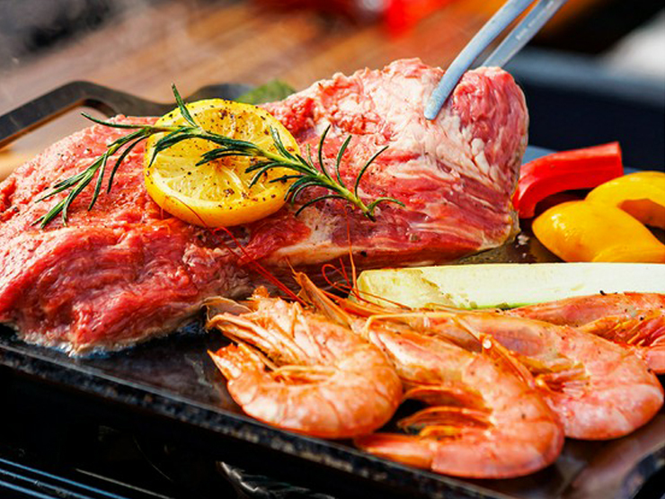 難波ビアガーデン BBQテラス なんば心斎橋店の料理