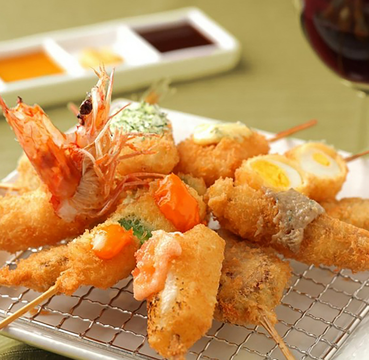 串カツ＆ワイン AGEHAの串カツ盛り合せ 10本