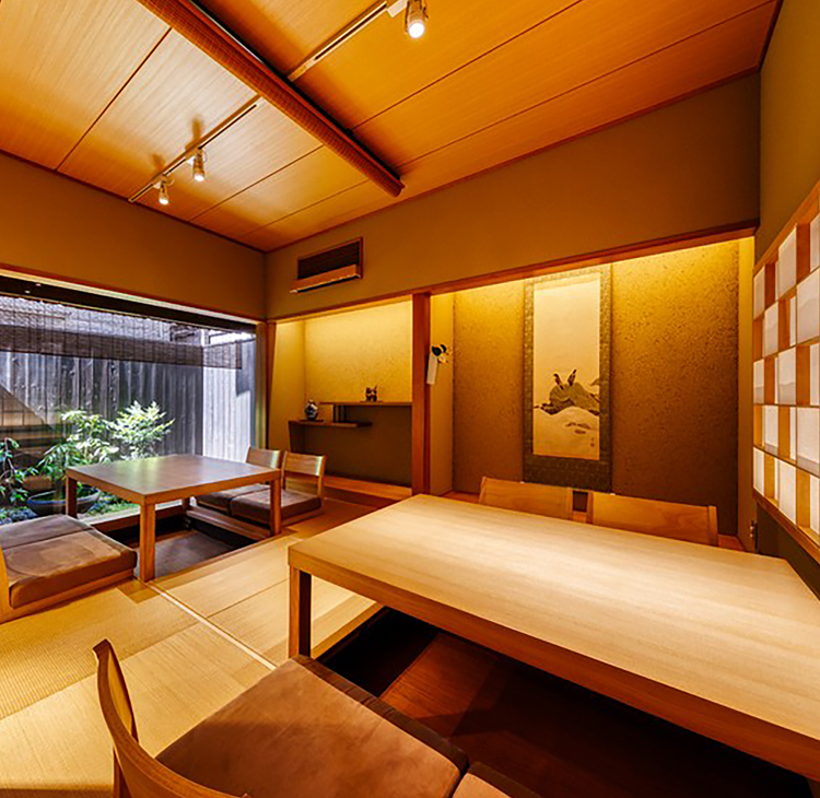 日本料理　藤井の店内