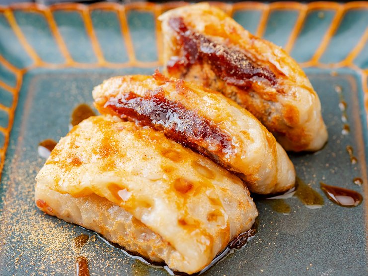 食後の〆に楽しみたい、香ばしさと甘みが調和した一品