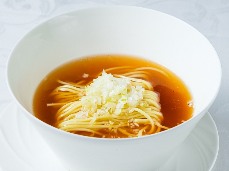 薬味入りつゆそば