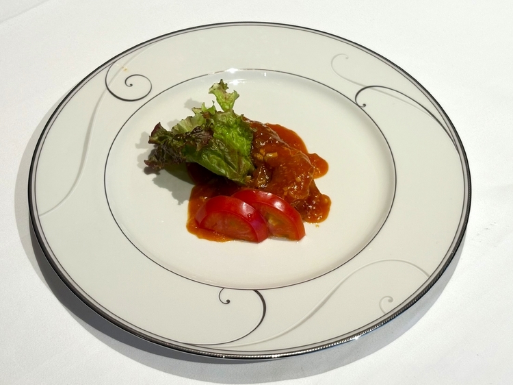 カウアイシュリンプのチリソース煮