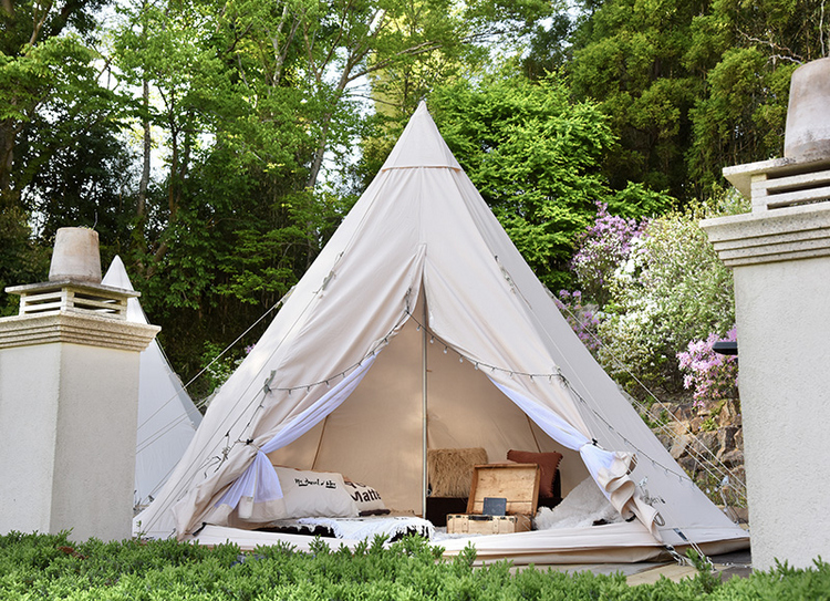 開放感のある施設