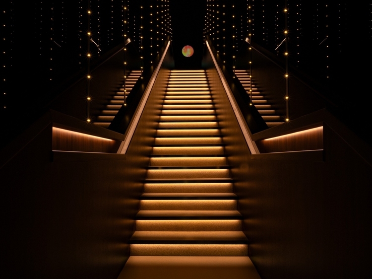 1階と2階をつなぐ階段