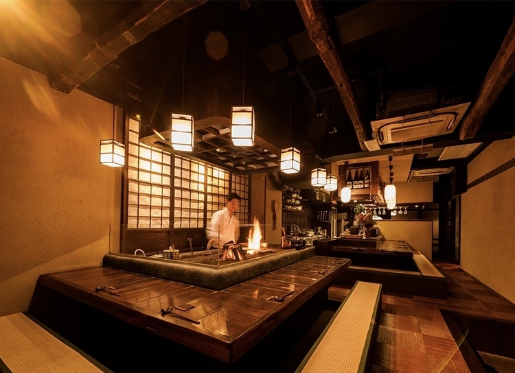 安らぎと癒やしを与えてくれるカウンター席