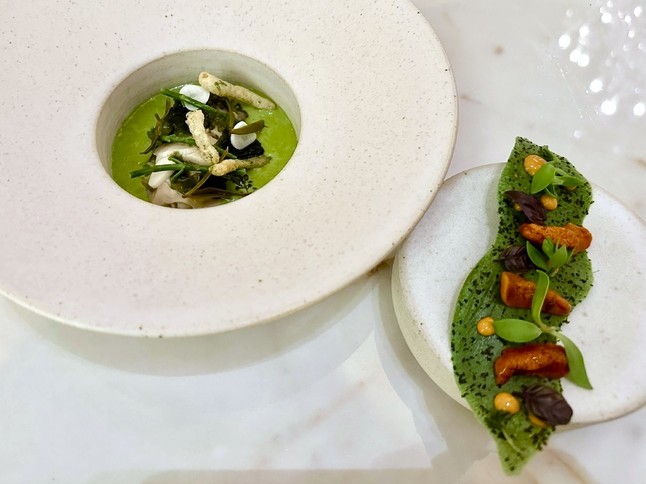 海のエキスを感じる一皿