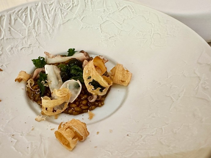 赤タコのリゾット