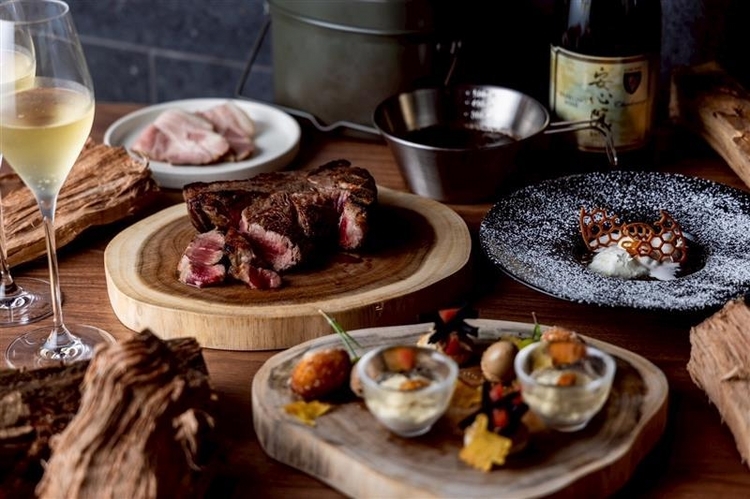 【GINZA ONO Gratia -Smoke Dining-】ディナー料理