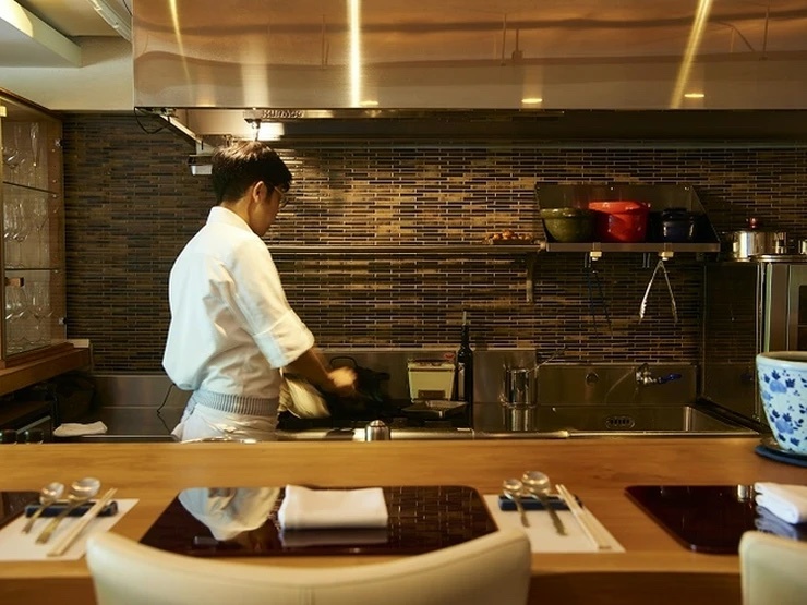 レストラン　ル・ジャポンの内観