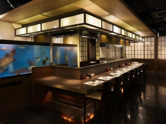 博多海鮮 金木犀の内観