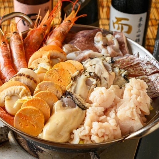 【丸安水産】　の痛風鍋