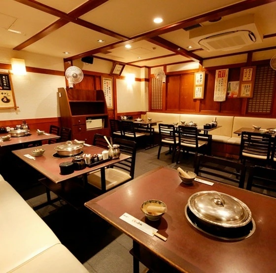 銀座しゃぶ通の内観