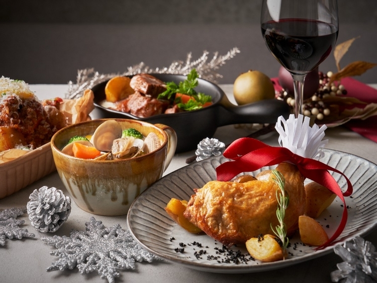 『オリジナルオーガニックスパイスでマリネしたクリスマスローストチキン』1,100円