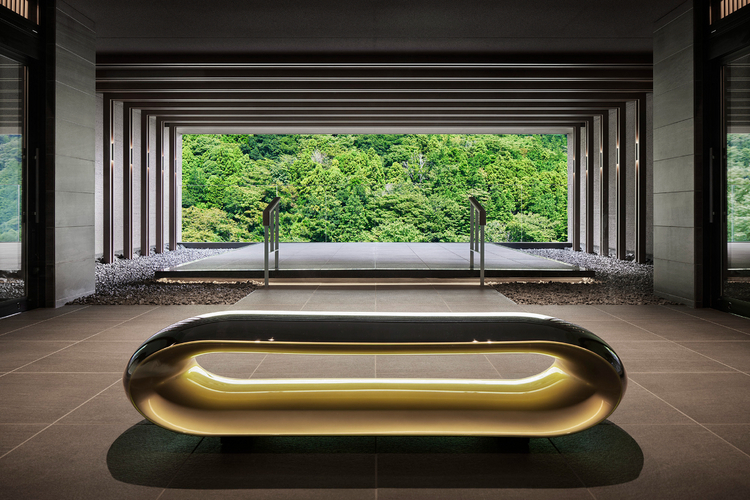 はつはなの６階にある展望テラス