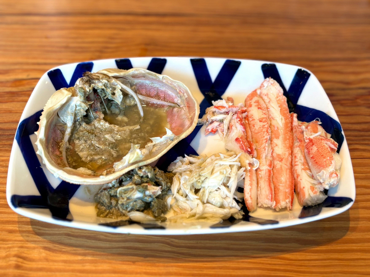 自分で捌いた本ズワイガニ