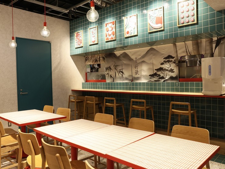 麺屋　竹蔵の内観