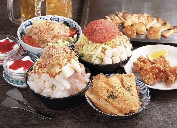 飲み放題付き『築地もんじゃコース』4,800円