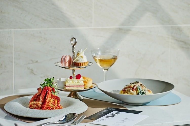 ミニアフタヌーンティー付パスタ