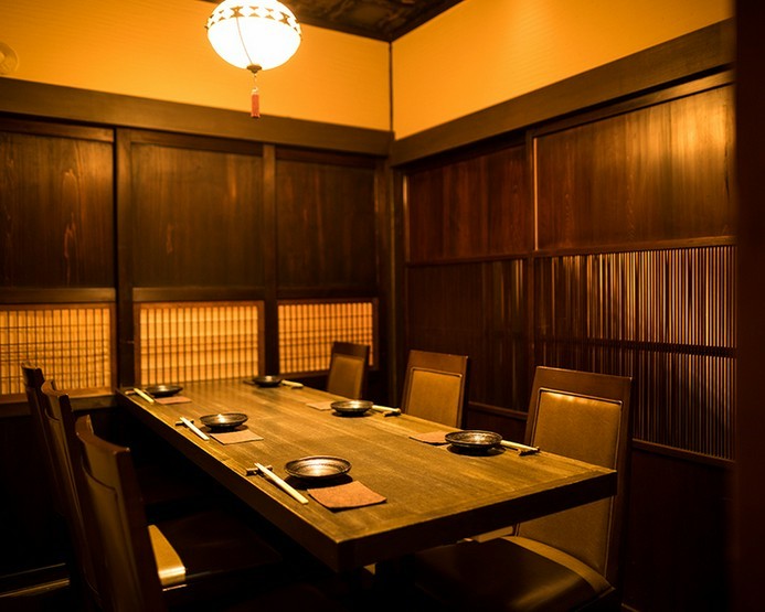 プライベート感あふれる個室