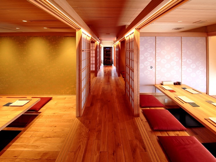 和の趣のある個室席