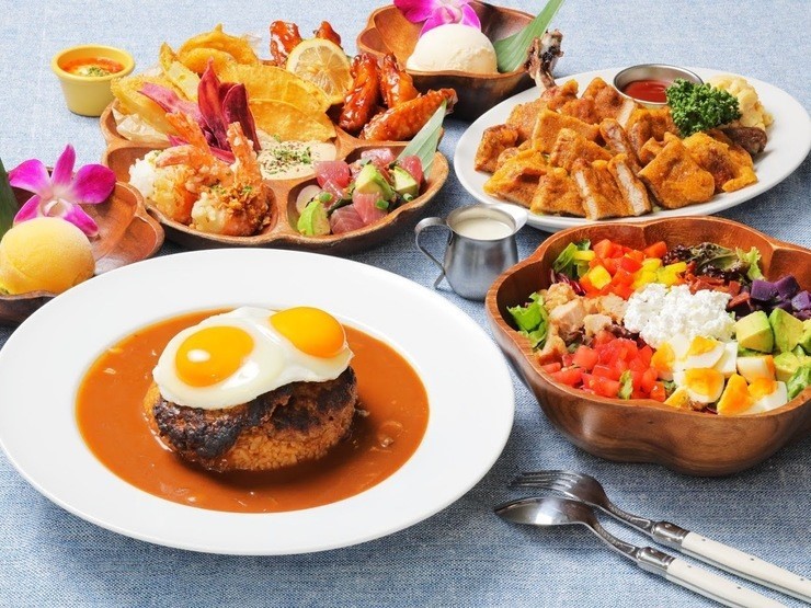 ボリューム満点なリアルハワイコース『ALOHA TABLE コース』<br />
