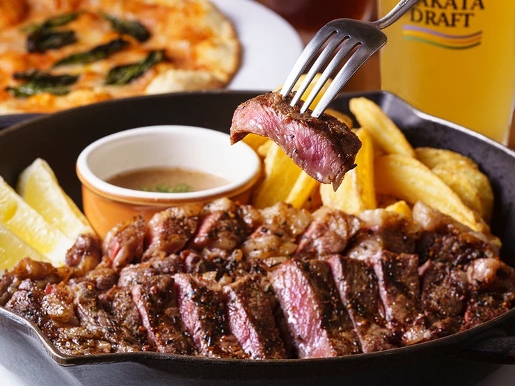 ビアレストラン　オークラブルワリーの料理