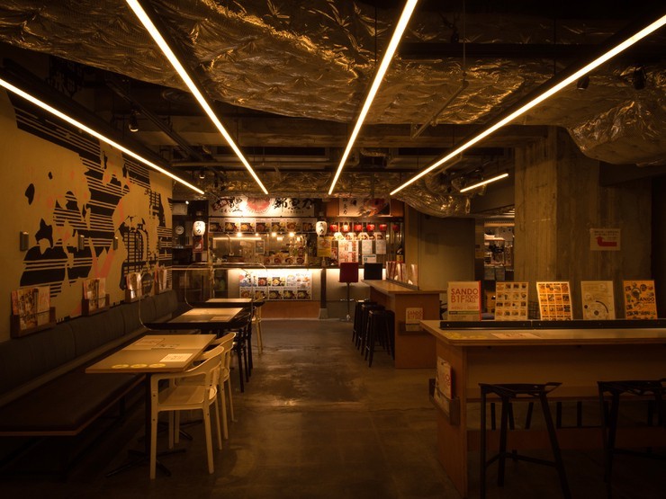 錦魚力　京都タワーサンド店の内観