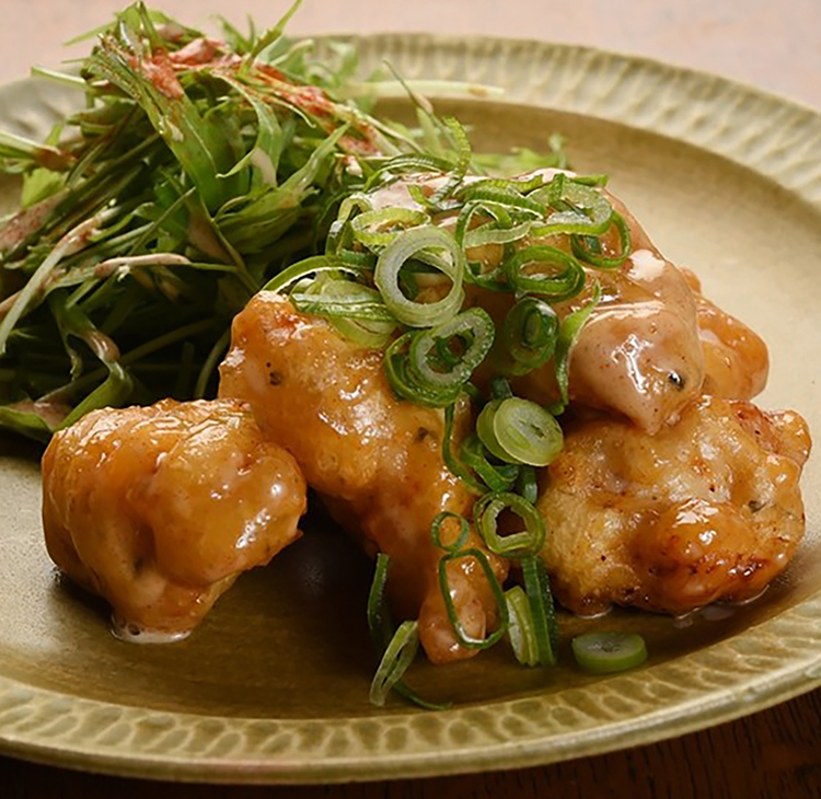 フライドチキンとハイボール　リンクのマヨポンチキン　6P