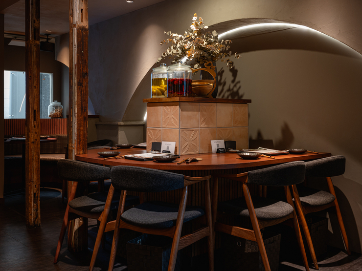 sinensisカウンター席