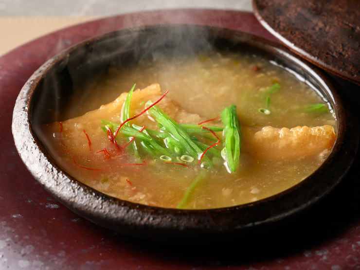 Virtueのディナーコース～メイン：フカヒレ