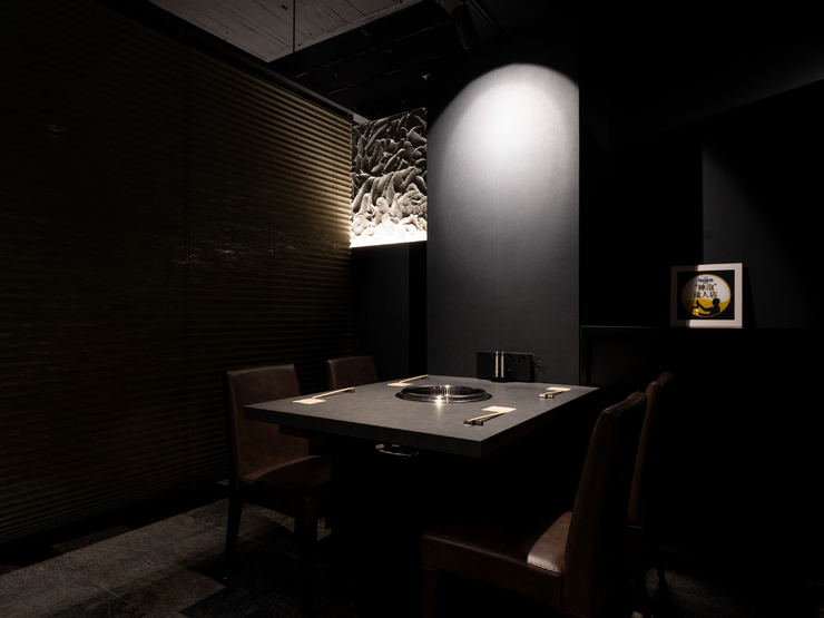 心地よい距離感を演出する半個室空間も用意