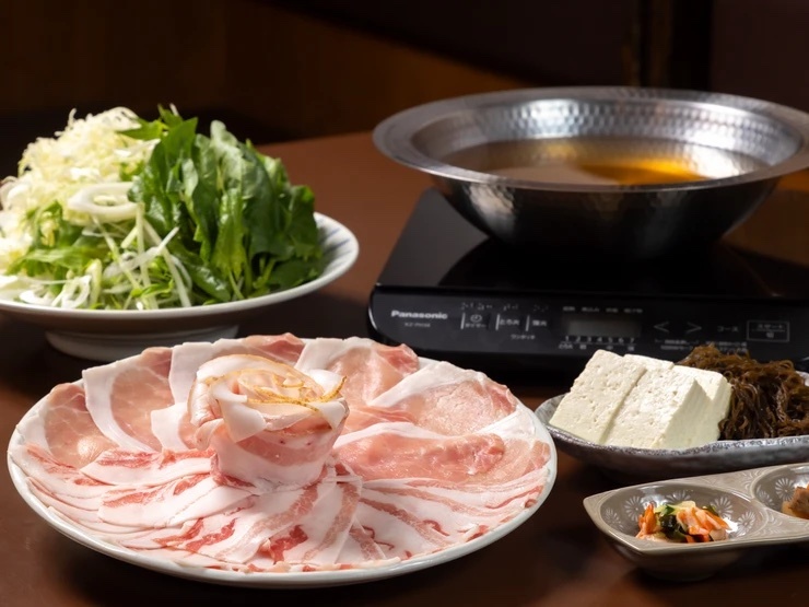 あぐーしゃぶしゃぶと言えば！！ちゃぁぶ～の料理