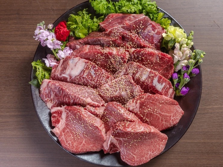 ぶりあん　ヒレ肉専門店　黒毛和牛炭火焼きの料理