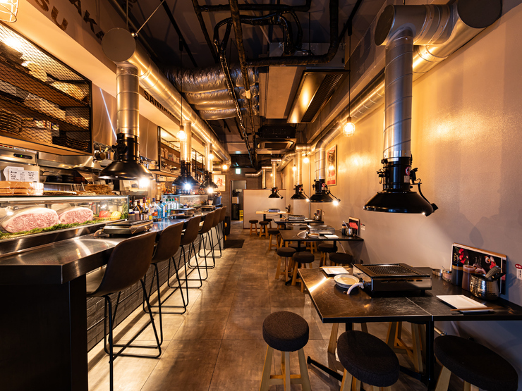 焼肉ミート牛男の内観