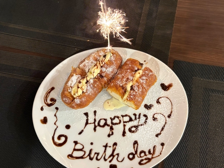 古民家商店 SPAJIOのバースデイプレート