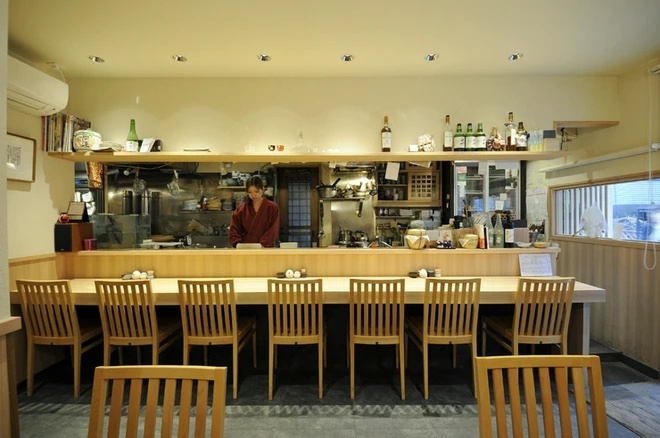 蕎楽亭　もがみの店内