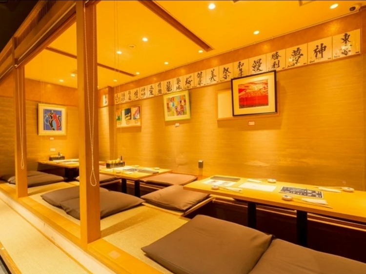 【倭料理 築地伊八 弐號】の座敷席