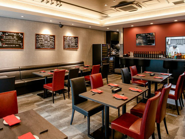 TRATTORIA ROSSOの内観