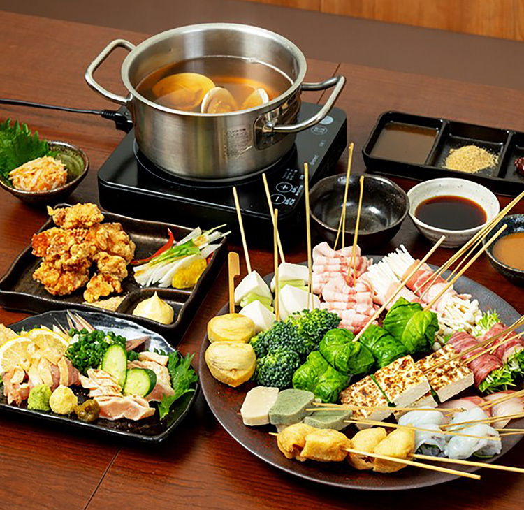 元祖串しゃぶ　まつたけ　心斎橋店の料理