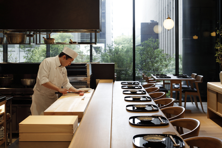 かどや日比谷邸カウンター