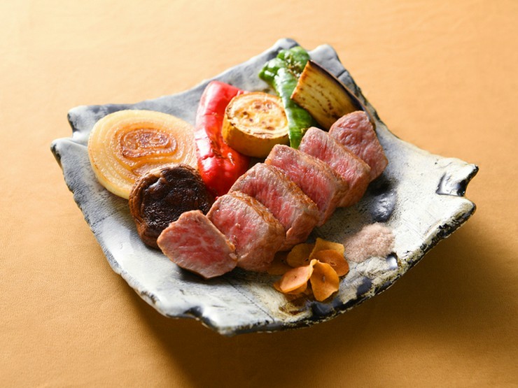 鉄板焼　潮路の料理