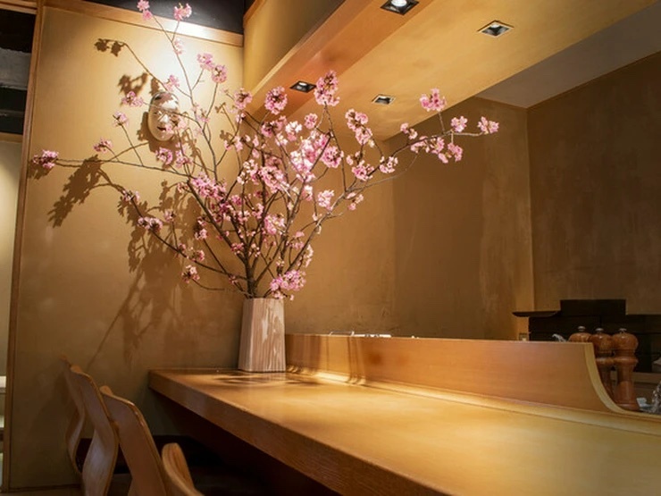 銀熊茶寮の内観