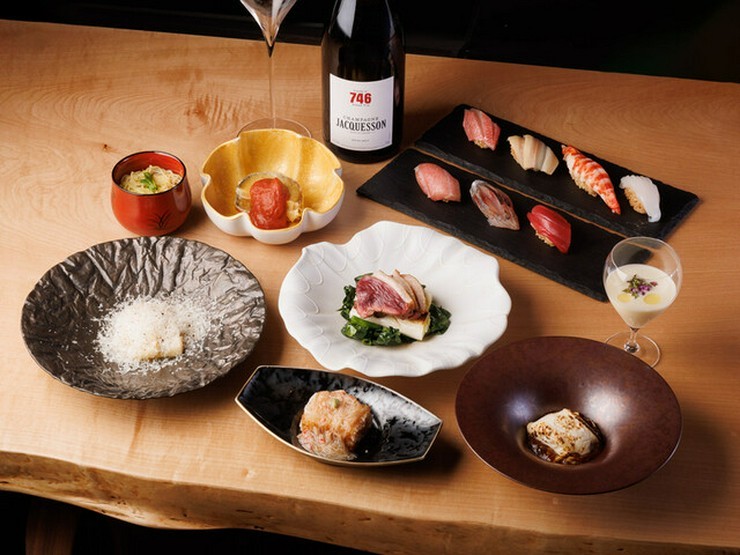 浩也　東京前のおまかせコース+アルコールペアリング7種(ファーストドリンク付き)