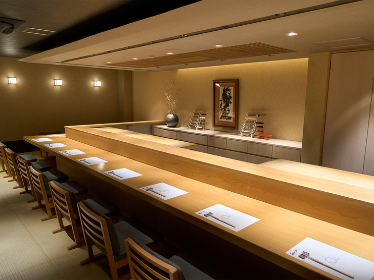 鮨　不二楼の内観