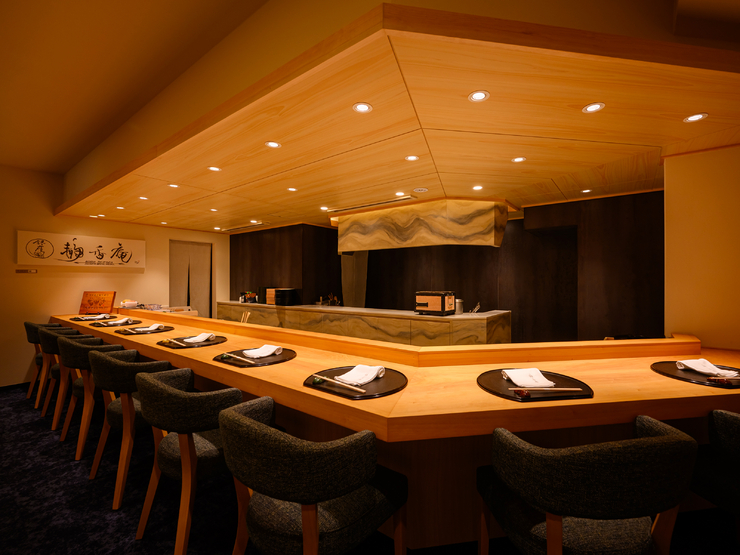 銀座静香庵 NIIGATA GRAND HOTELの内観