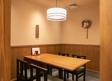 個室がある六本木のお店