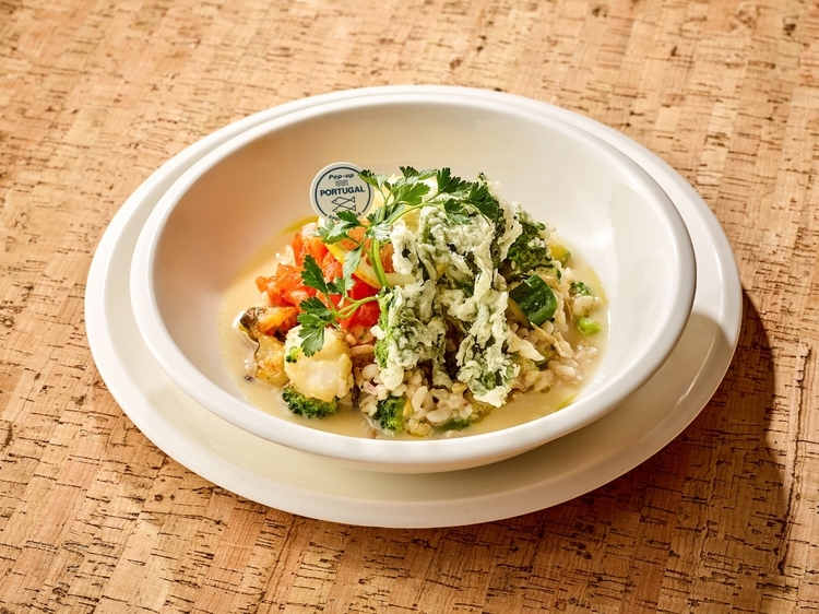 お野菜とタラのリゾット