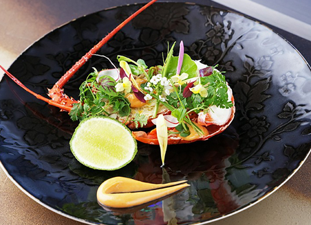 鉄板焼　嘉門の料理