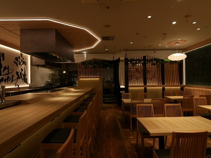 くずし鉄板　大禄の店内